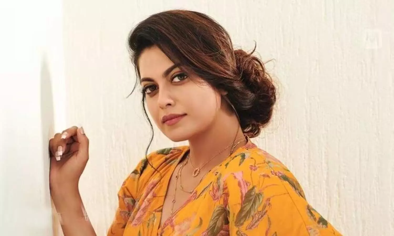 actress anusrees car hit on a bike two injured