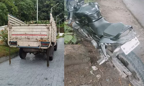 പിക്കപ്പും ബൈക്കും കൂട്ടിയിടിച്ച് രണ്ട് വിദ്യാർഥികൾ മരിച്ചു