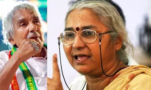 Medha Patkar, Oommen Chandy