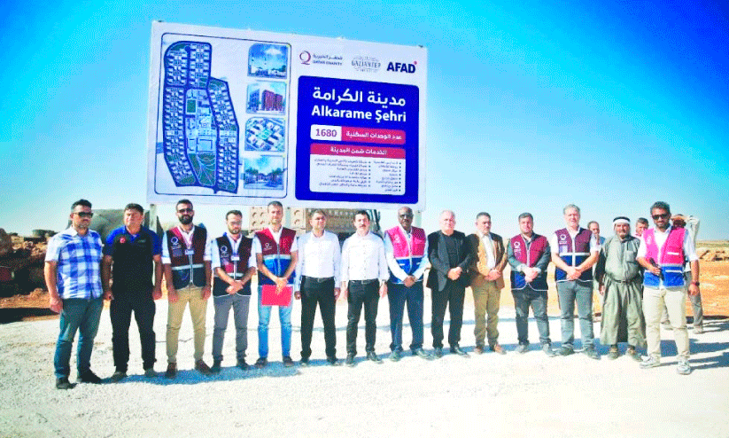 അ​ല​പ്പോ​യി​ൽ ഖ​ത്ത​റി​ന്റെ ‘അ​ൽ ക​റാ​മ’ ന​ഗ​രം ഉ​യ​രു​ന്നു