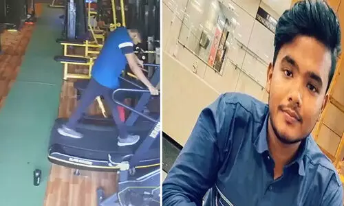 ഗാസിയാബാദിൽ ജിമ്മിൽ വ്യായാമത്തിനിടെ യുവാവിന് ഹൃദയാഘാതം