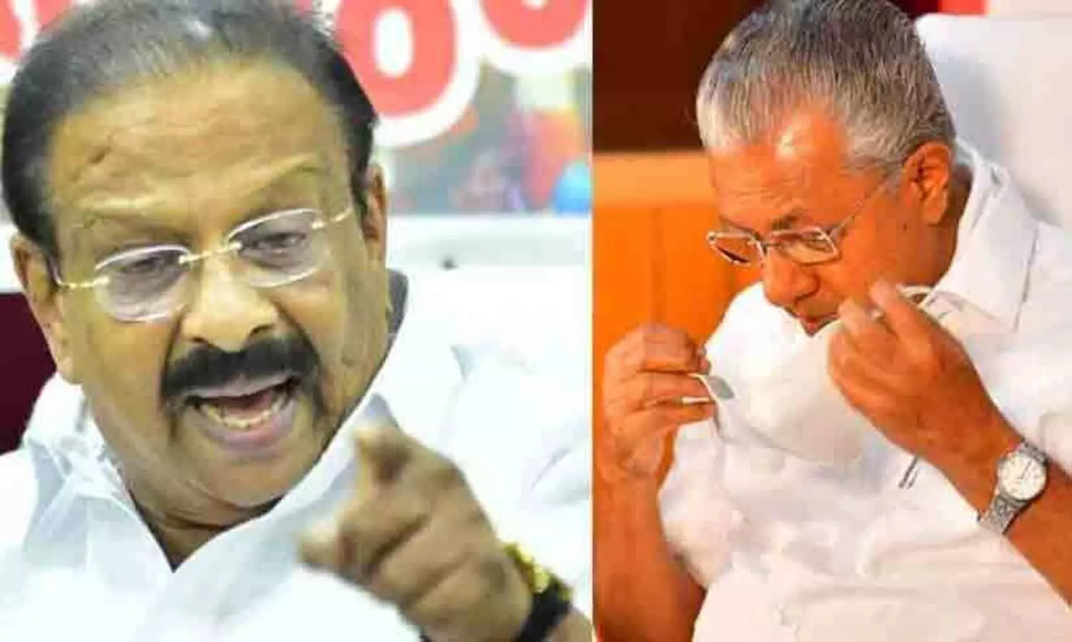 k sudhakaran pinarayi vijayan