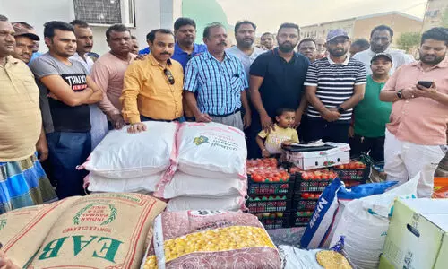 ദുരിതമനുഭവിക്കുന്ന തൊഴിലാളികൾക്ക് സഹായമെത്തിച്ച്​ ‘റിയ’