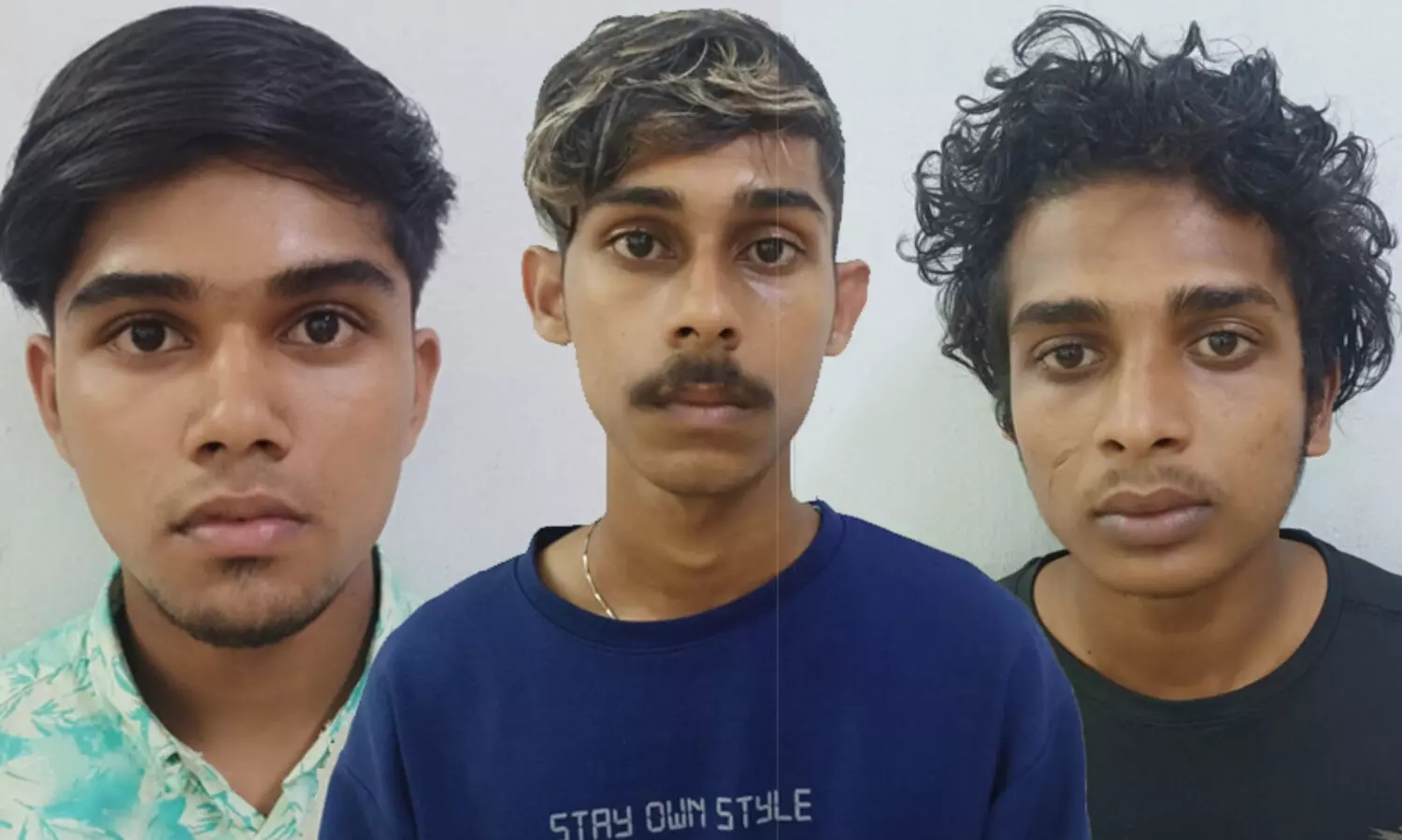 സ്കൂട്ടർ യാത്രികയെ ബൈക്കില്‍ പിന്തുടര്‍ന്ന് ശല്യപ്പെടുത്തി; ഭയന്ന് നിയന്ത്രണംതെറ്റി അപകടം: മൂന്ന് യുവാക്കൾ അറസ്റ്റിൽ