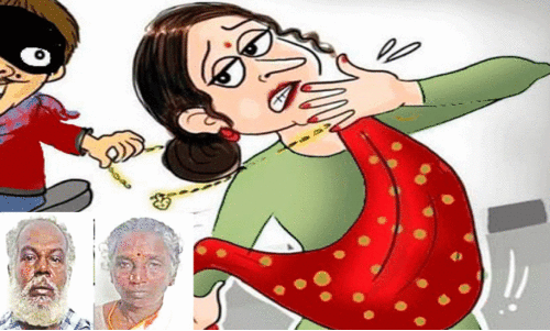 ബൈ​ക്കി​ലെ​ത്തി ക​വ​ർ​ച്ച  ന​ട​ത്തി​യ ദ​മ്പ​തി​ക​ൾ പി​ടി​യി​ൽ