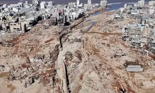 പ്രളയത്തിൽ തകർന്ന ലിബിയയിൽ രോഗഭീഷണി: യുഎൻ മുന്നറിയിപ്പ് നൽകി