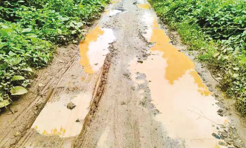 മാറിപ്പോകരുത്  കുളമല്ല, റോഡാണ്...