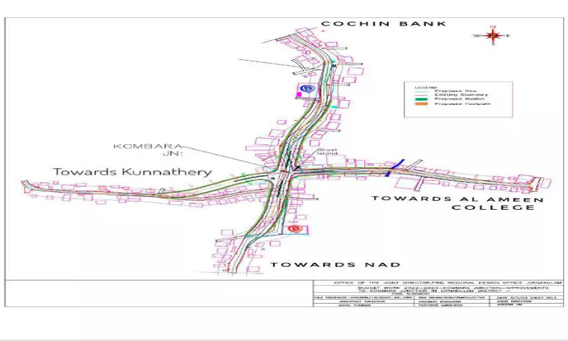 കോമ്പാറ ജങ്​ഷൻ വികസനം  രൂപരേഖക്ക് അംഗീകാരം; കൂടുതൽ ഫണ്ട് വേണ്ടിവരും