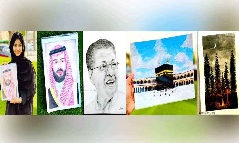 വിസ്മയ വരകളുമായി ഫസ്ന ഷെറിൻ വിസ്മയ വരകളുമായി ഫസ്ന ഷെറിൻ