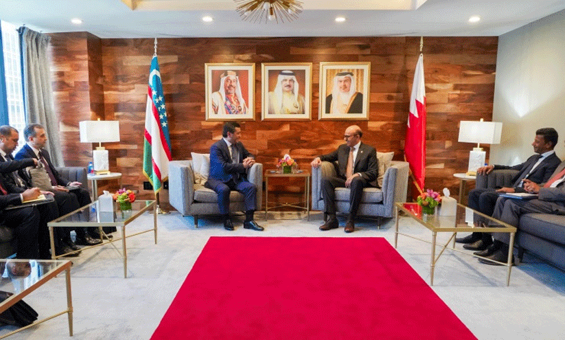 ബഹ്റൈൻ-ഉസ്ബക് വിദേശകാര്യ മന്ത്രിമാർ കൂടിക്കാഴ്ച നടത്തി ബഹ്റൈൻ-ഉസ്ബക് വിദേശകാര്യ മന്ത്രിമാർ കൂടിക്കാഴ്ച നടത്തി