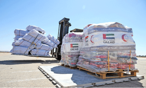 ലി​ബി​യ​യി​ലേ​ക്ക്​ കൂ​ടു​ത​ൽ സ​ഹാ​യ​​മെ​ത്തി​ച്ച്​ യു.​എ.​ഇ