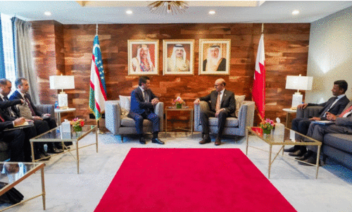 ബ​ഹ്​​റൈ​ൻ-​ഉ​സ്ബ​ക്​ വി​ദേ​ശ​കാ​ര്യ മ​ന്ത്രി​മാ​ർ കൂ​ടി​ക്കാ​ഴ്ച ന​ട​ത്തി