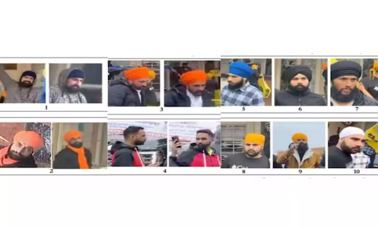 സാൻഫ്രാൻസിസ്കോ ഇന്ത്യൻ കോൺസുലേറ്റ് ആക്രമണം; എൻ.ഐ.എ 10 പ്രതികളുടെ ചിത്രങ്ങൾ പുറത്തുവിട്ടു