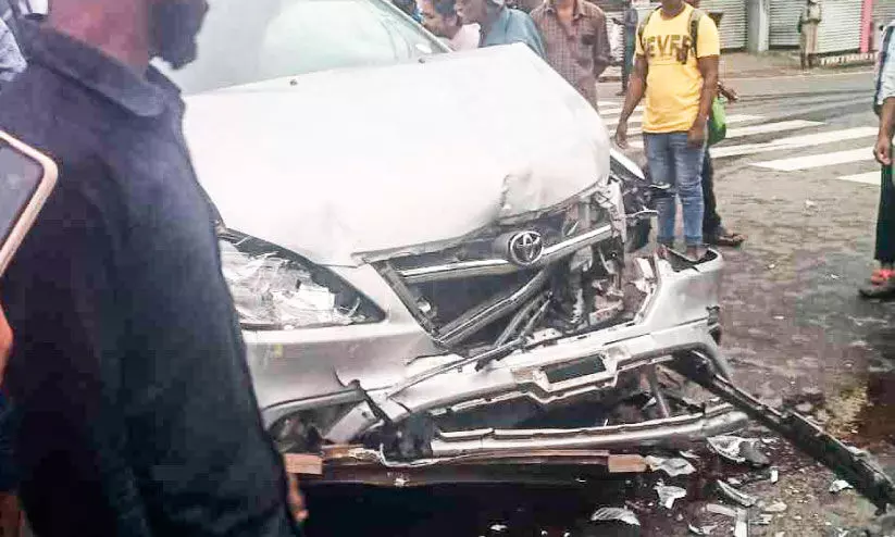 18ഓളം വാഹനങ്ങൾ പിടികൂടി, എം.സി റോഡിൽ പരിശോധന; എന്നിട്ടും അപകടം