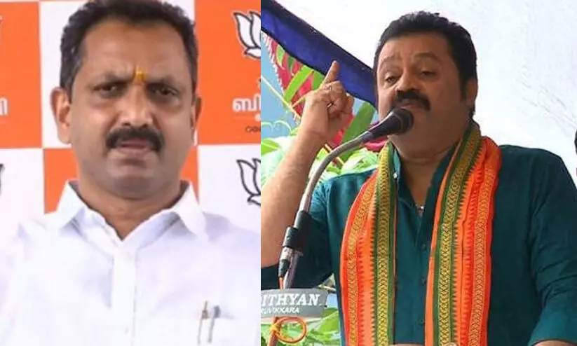 Suresh Gopi and K Surendran