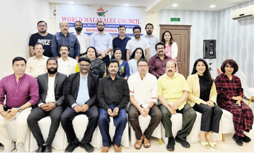 വേ​ള്‍ഡ് മ​ല​യാ​ളി കൗ​ണ്‍സി​ല്‍ ബ​ഹ്റൈ​ന്‍ പ്രൊ​വി​ന്‍സ്‌ പു​തി​യ ഭ​ര​ണ​സ​മി​തി​യാ​യി