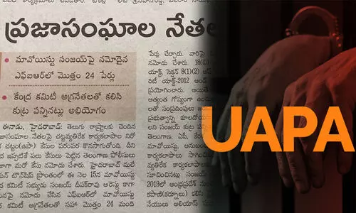 മലയാളി മാധ്യമപ്രവർത്തകനും ആക്ടിവിസ്​റ്റുകൾക്കുമെതിരെ ​യു.എ.പി.എ കേസെടുത്ത്​ തെലങ്കാന പൊലീസ്​
