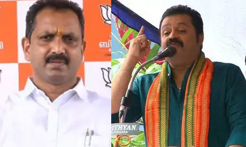 Suresh Gopi and K Surendran