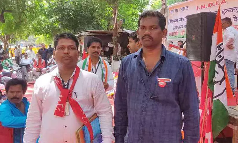 Starving, no salary for eighteen months; Employees who played an important role in Chandrayaan 3 protest