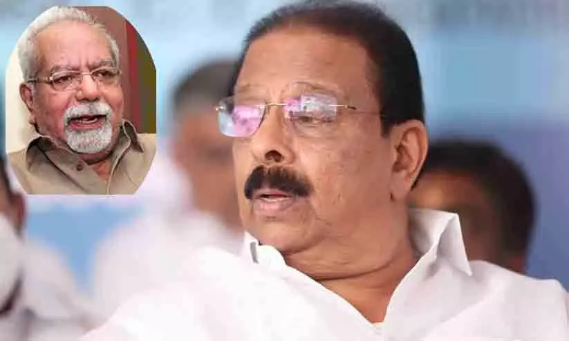 K Sudhakaran explanation of the mistake in condolence