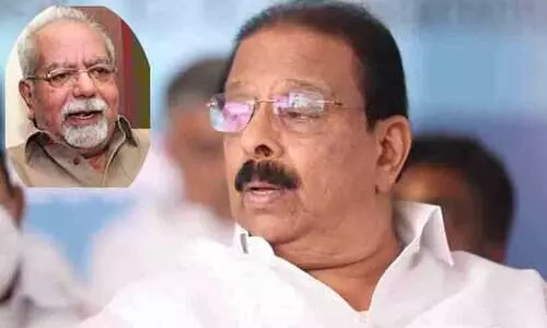 K Sudhakaran explanation of the mistake in condolence