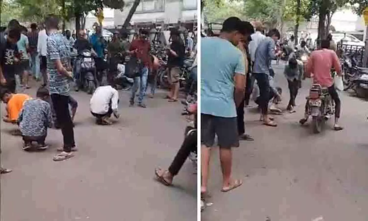 Viral video shows people searching for diamonds on surat street