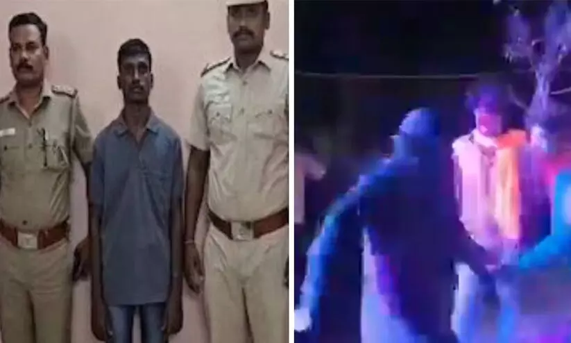 ഗണേശോത്സവത്തിനിടെ ബുർഖ ധരിച്ച് നൃത്തംചെയ്ത യുവാവ് അറസ്റ്റിൽ ഗണേശോത്സവത്തിനിടെ ബുർഖ ധരിച്ച് നൃത്തംചെയ്ത യുവാവ് അറസ്റ്റിൽ