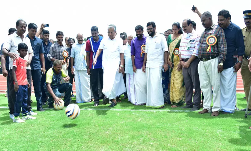 Pinarayi Vijayan Inaugurate Kannur Medical College football ground