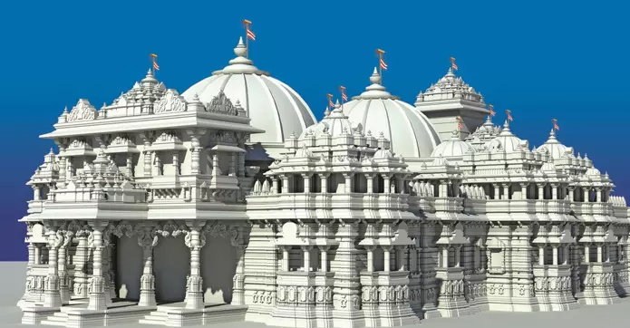 ഇന്ത്യക്ക് പുറത്തുള്ള ഏറ്റവും വലിയ ഹിന്ദു ക്ഷേത്രം ഒക്ടോബർ എട്ടി ന് ന്യൂജേഴ്‌സിയിൽ ഉദ്ഘാടനം ചെയ്യും