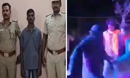 ഗണേശോത്സവത്തിനിടെ ബുർഖ ധരിച്ച് നൃത്തംചെയ്ത യുവാവ് അറസ്റ്റിൽ