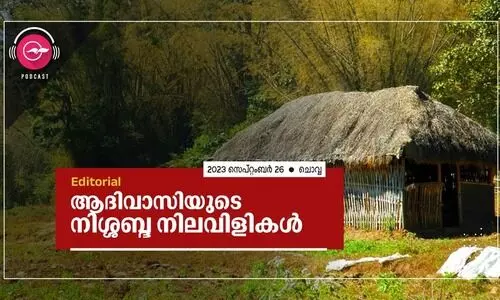 ആദിവാസിയുടെ നിശ്ശബ്ദ നിലവിളികൾ