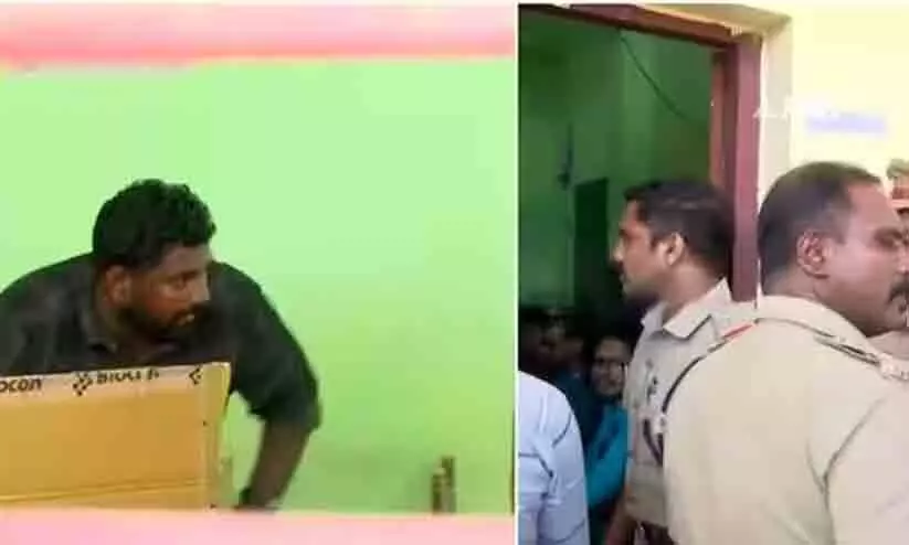 പത്തനംതിട്ട സഹ.ബാങ്ക് തെരഞ്ഞെടുപ്പിൽ കള്ളവോട്ട്; എസ്.എഫ്.ഐ നേതാവിന്‍റെ ദൃശ്യങ്ങൾ പുറത്ത്