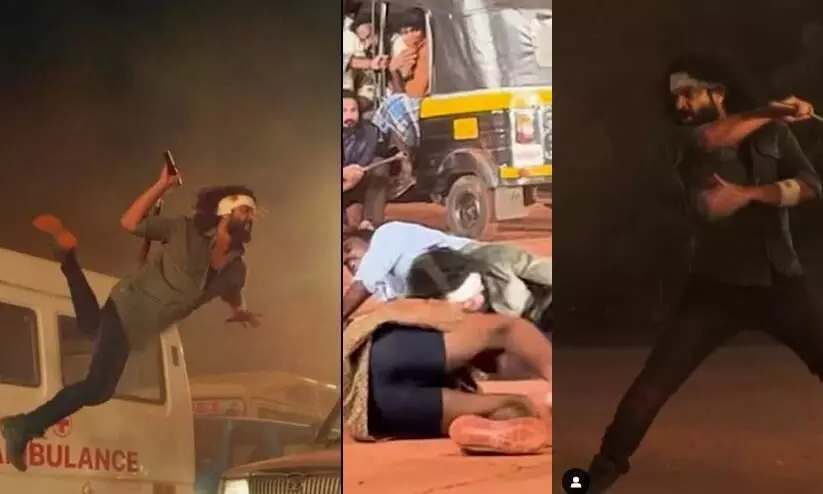 Neeraj Madhav Shares leg-injury  Stunt  scene In  Rdx Movie