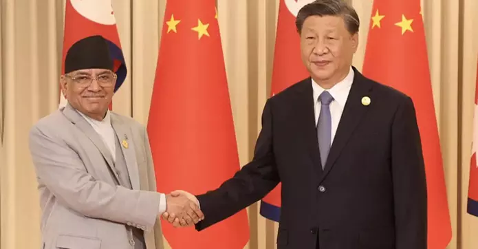 നേപ്പാളും ചൈനയും 12 കരാറുകളിൽ ഒപ്പുവെച്ചു നേപ്പാളും ചൈനയും 12 കരാറുകളിൽ ഒപ്പുവെച്ചു