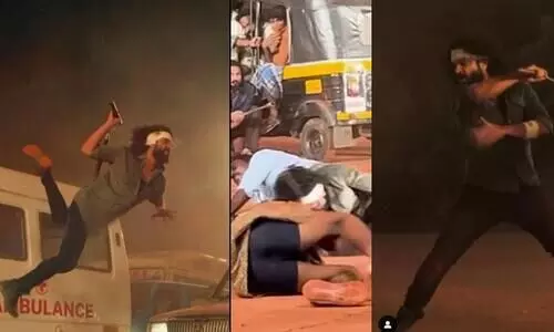 Neeraj Madhav Shares leg-injury  Stunt  scene In  Rdx Movie