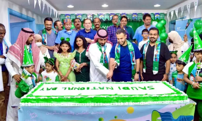 സൗദി ദേശീയ ദിനാഘോഷം: സഫാ മക്ക മെഡിക്കൽ സെൻറർ ‘അറബ് കഫേ’ സംഘടിപ്പിച്ചു സൗദി ദേശീയ ദിനാഘോഷം: സഫാ മക്ക മെഡിക്കൽ സെൻറർ ‘അറബ് കഫേ’ സംഘടിപ്പിച്ചു