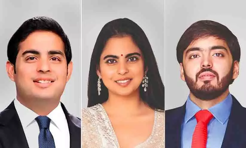 Akash, Isha and Anant