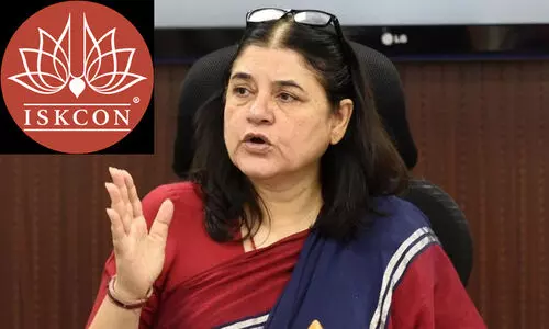 കൃഷ്ണഭക്ത സംഘടനയായ ‘ഇസ്‌കോൺ’ കൊടുംചതിയന്മാർ, ഗോശാലകളിലെ പശുക്കളെ കശാപ്പുകാർക്ക് വിൽക്കുന്നു -മനേക ഗാന്ധി