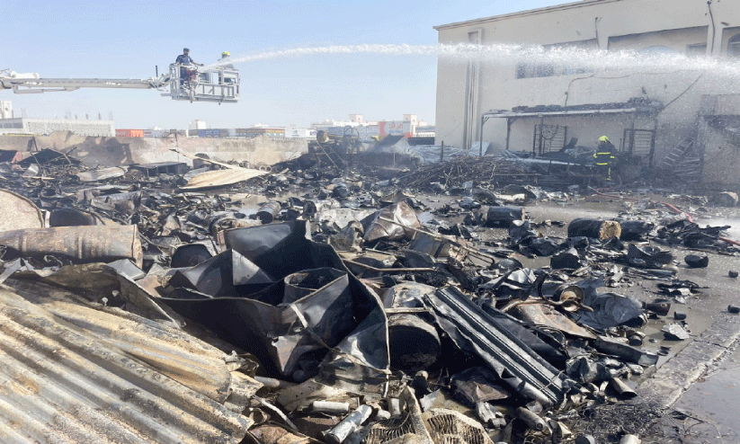 വർക്ക്ഷോപ്പിന്​ തീപിടിച്ചു