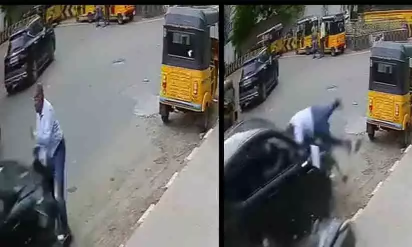ചെന്നൈയിൽ അമിതവേഗത്തിൽ വന്ന കാറിടിച്ച് കാൽനടയാത്രികൻ മരിച്ചു