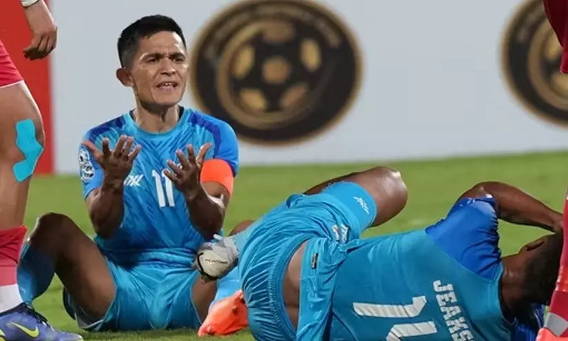 ഏഷ്യൻ ഗെയിംസ് ഫുട്ബാളിൽ സൗദിയോട് തോറ്റ് ഇന്ത്യ പുറത്ത് ഏഷ്യൻ ഗെയിംസ് ഫുട്ബാളിൽ സൗദിയോട് തോറ്റ് ഇന്ത്യ പുറത്ത്