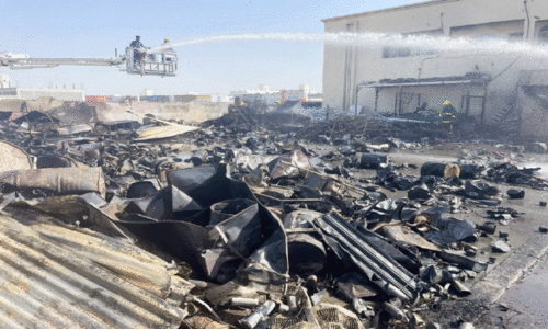 വർക്ക്ഷോപ്പിന്​ തീപിടിച്ചു