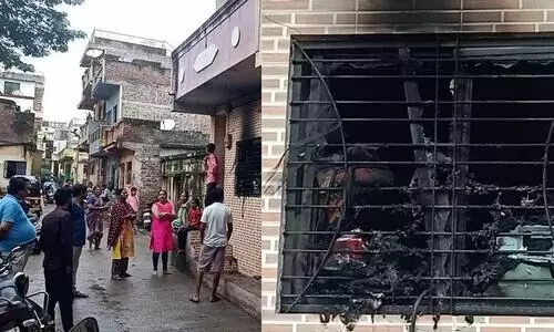 Mobile phone explodes while charging in Nashik