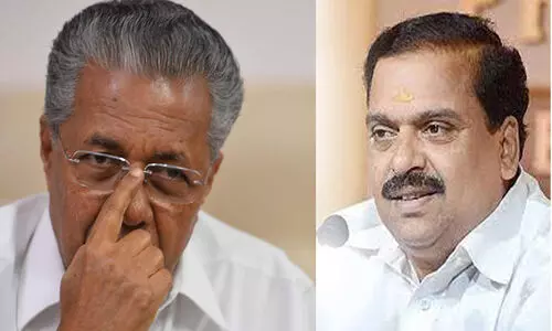 PK Krishnadas, Pinarayi