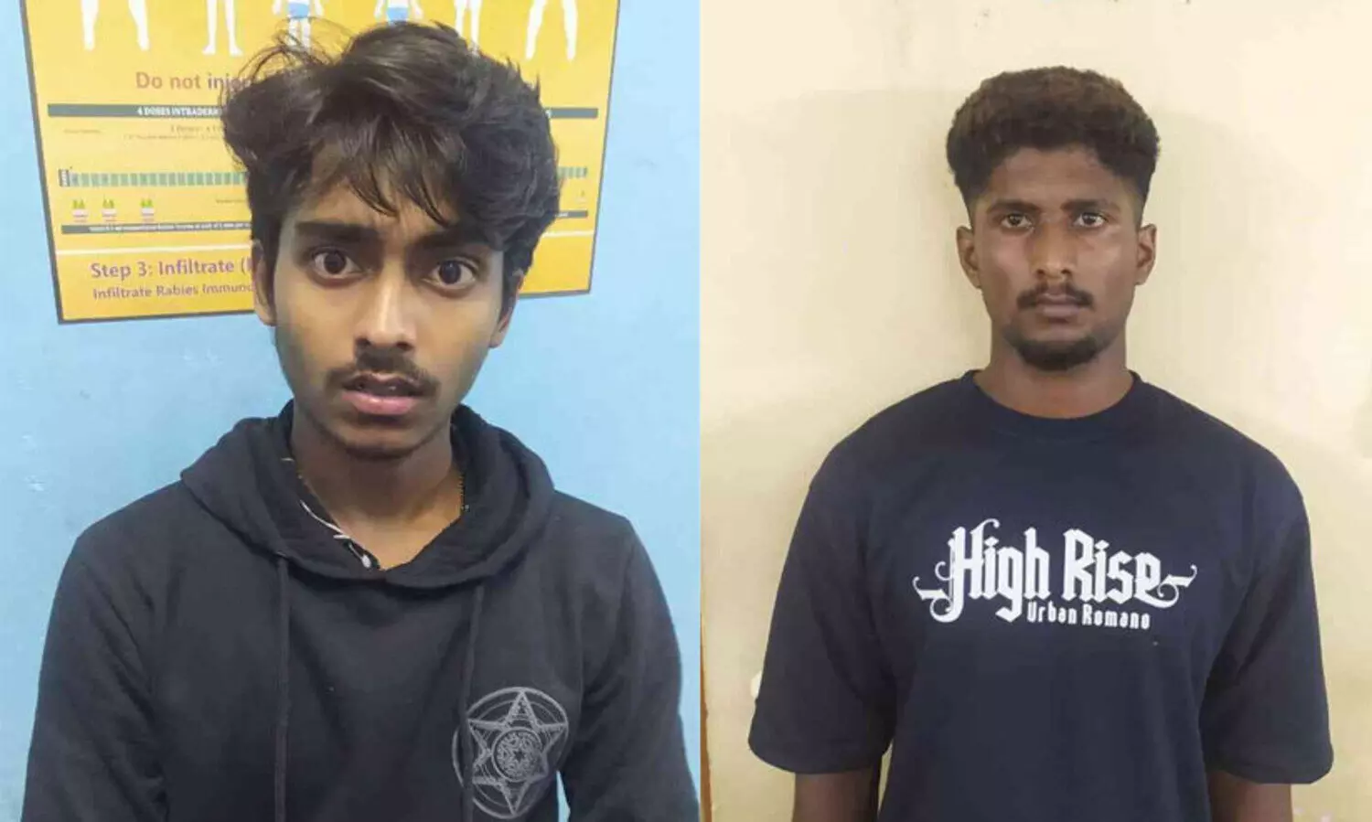 സൗഹൃദം നടിച്ച് ഹൈസ്കൂൾ വിദ്യാർഥിനിയുടെ മൂന്നേമുക്കാൽ പവന്റെ സ്വർണാഭരണം തട്ടിയ യുവാക്കൾ പിടിയിൽ