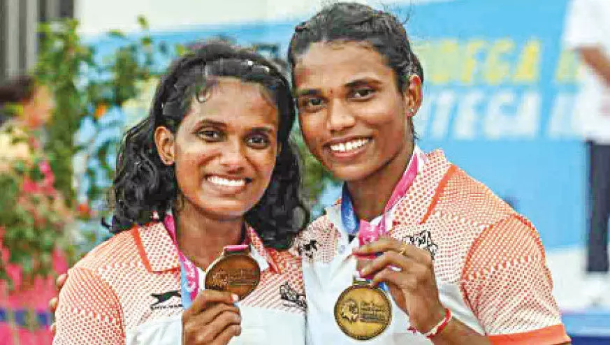 വേഗറാണി പട്ടം കൈവിടാതെ സഹോദരിമാർ വേഗറാണി പട്ടം കൈവിടാതെ സഹോദരിമാർ