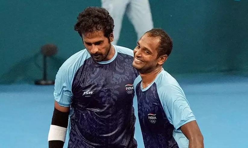 ടെന്നിസ് ഡബിൾസിൽ സാകേത്-രാംകുമാർ സഖ്യത്തിന് വെള്ളി ടെന്നിസ് ഡബിൾസിൽ സാകേത്-രാംകുമാർ സഖ്യത്തിന് വെള്ളി