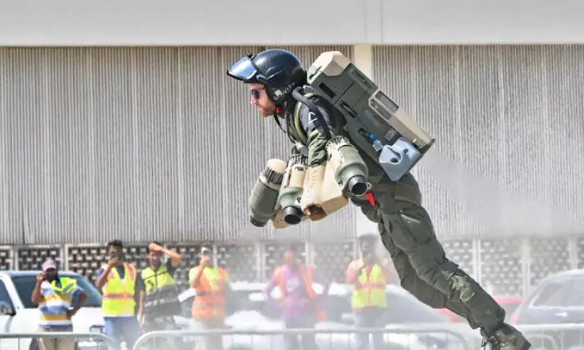 flying man flying man