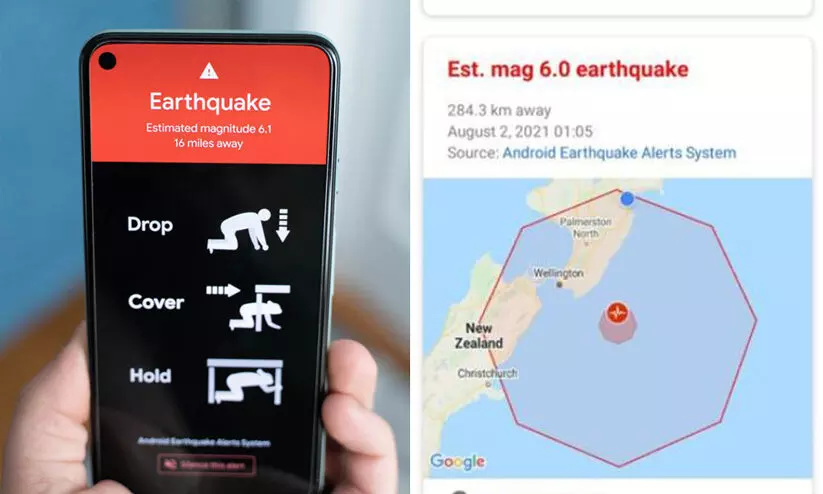 Google, Android Earthquake Alerts