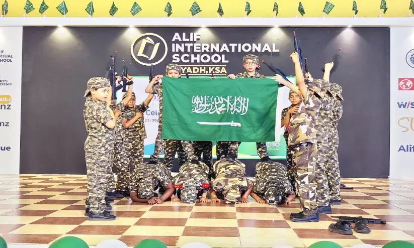 Riyad Alif School Celebrated Saudi National Day Riyad Alif School Celebrated Saudi National Day